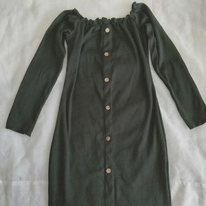 Black Off-The-Shoulder Dress